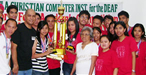 Red team receives the PGMA trophy.