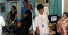 MCCID explains programs to Liliane representatives.