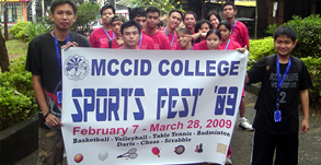 Banner parade of Sports Fest 09 games
