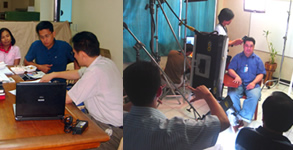 Stakeholder\\\'s meeting at NCDA and Gimar being interviewed
