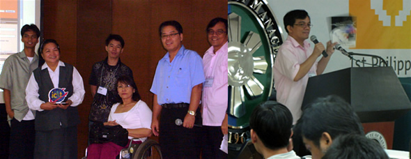 Awardees from Liliane Foundation Philippines together with NCDA and PWAG