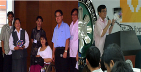 Awardees from Liliane Foundation Philippines together with NCDA and PWAG