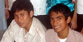 Lucky McGill Paltep and Eleazar Fancubit