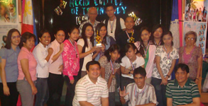 Winners of Best Relationship Drama, third year students section B together with faculty, administrators and judges