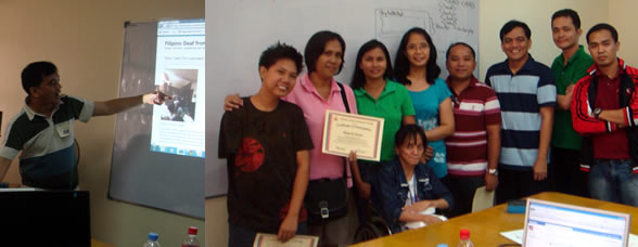 Web Accessibility Participants pose, Sir Jojo gave his lecture.