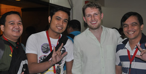 Deaf web designers with Mr. Wordpress Matt Mullenweg