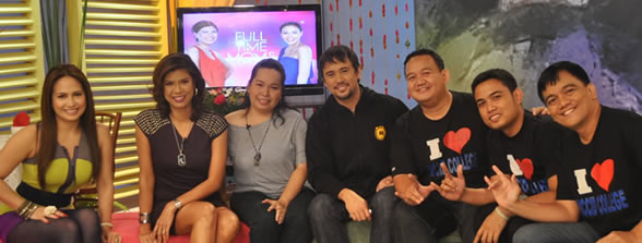 Full Time Moms QTV-11 with MCCID Staff and Rome Mallari with Joi Villareal together with Hosts Regine Tolentino and Suzie Abrera