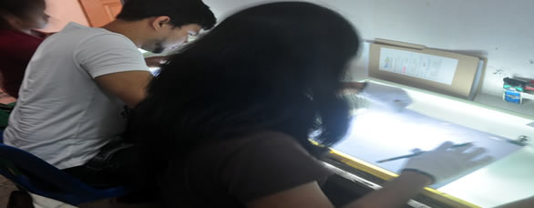 MCCID alumni start the animation training.