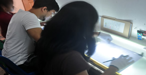 MCCID alumni start the animation training.