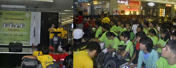 MCCID college participates in International Deaf Day Celebration in SM City Tarlac.