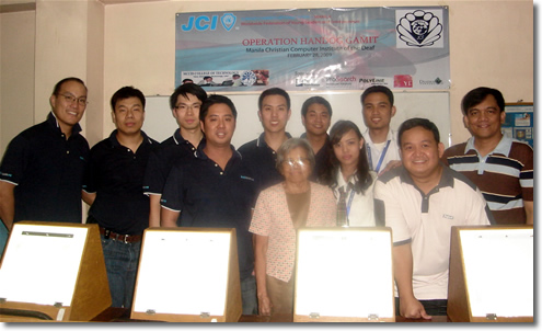 Manila Jaycees Donate Animation Light Boxes